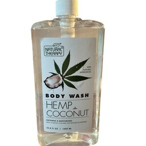 Natural Therapy Body Wash Hemp Coconut Softening & Moisturizing Body Wash 33.8oz